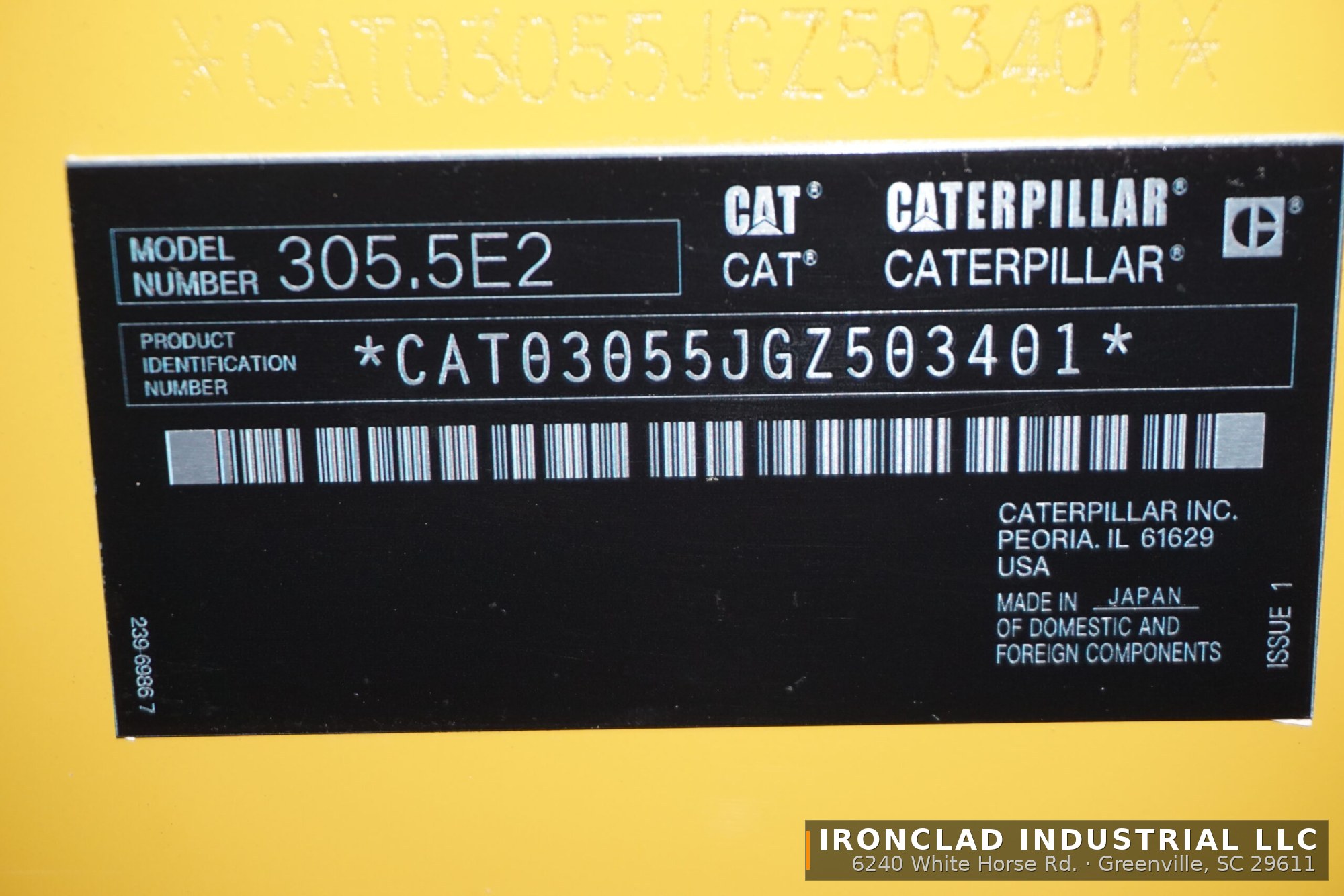2025 Caterpillar 305.5E — 2025 CAT 305.5E Mini Excavator — photo 11