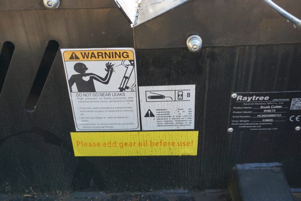 2026 RAYTREE RHBC-72 — SKID STEER SEVERE DUTY 4 BLADE 72" DISC BRUSH CUTTER SKID STEER — photo 6