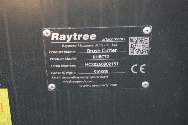 2026 RAYTREE RHBC-72 — SKID STEER SEVERE DUTY 4 BLADE 72" DISC BRUSH CUTTER SKID STEER — photo 5
