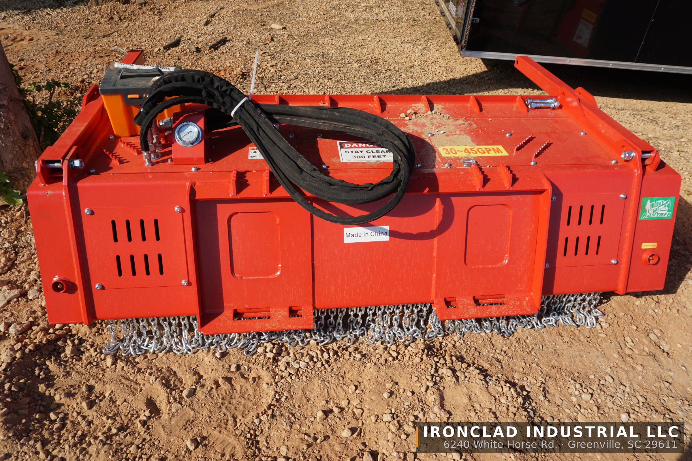 2026 Raytree RMBD72 — Raytree 72" High-Flow Skid Steer Drum Mulcher — photo 8