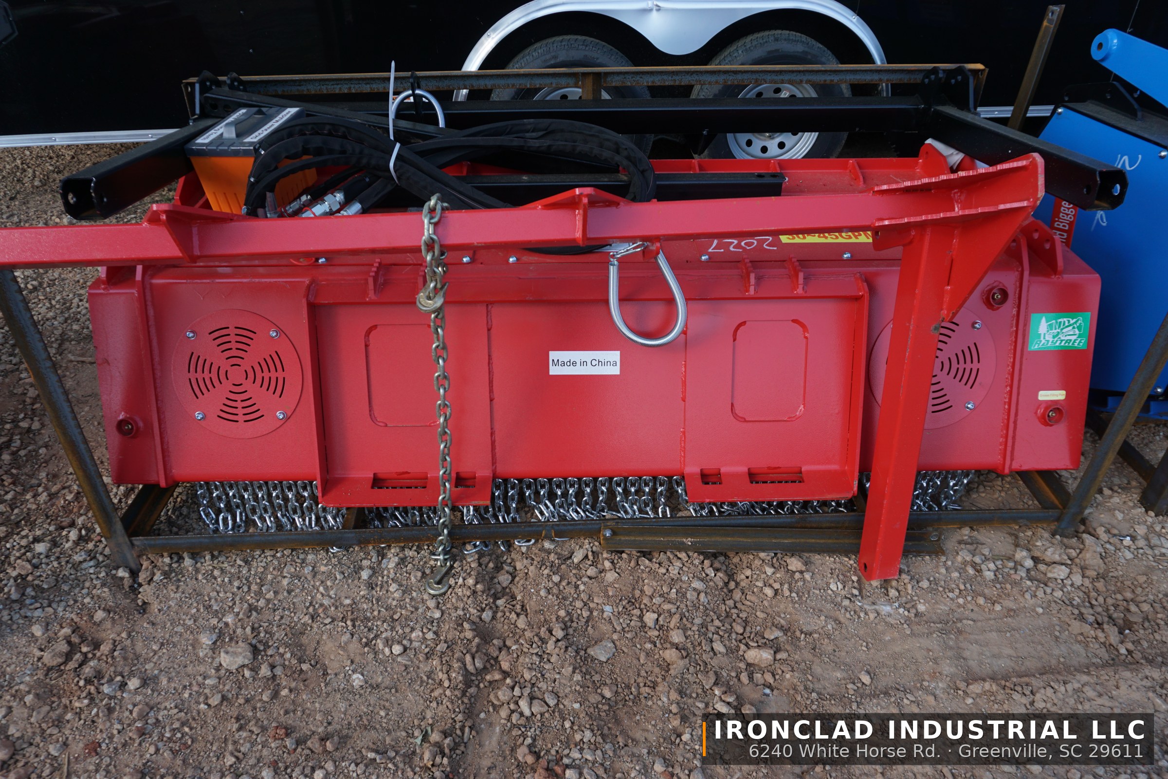 2026 Raytree RMBD72S — Raytree 72" High-Flow Skid Steer Drum Mulcher — photo 3